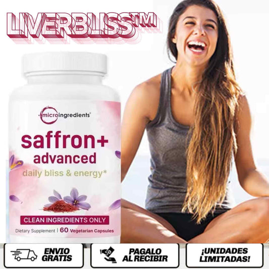 LiverBliss™ Saffron+ Advanced 🌿 El poder del azafrán para liberar tu hígado, equilibrar tu estado de ánimo y recuperar tu vitalidad desde adentro.