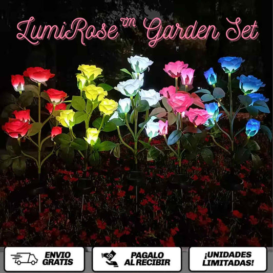 LumiRose™ Set x 2UND🌹✨ Convierte tus noches en un espectáculo de luz y romance… sin cables, sin esfuerzo, sin preocupaciones.