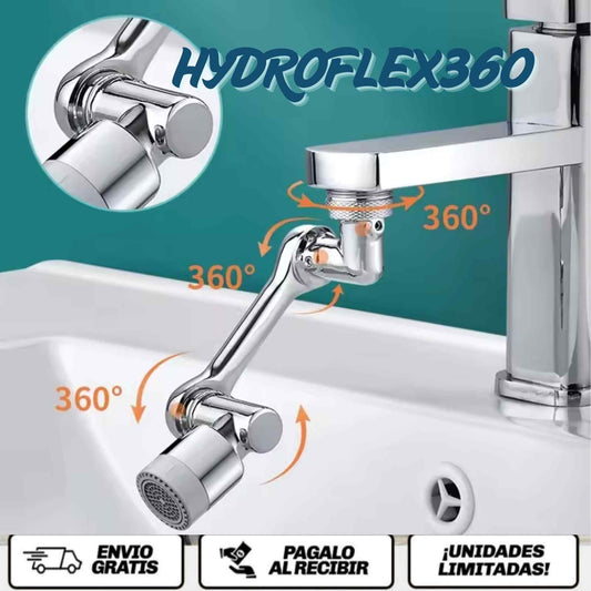 HydroFlex360™ El grifo inteligente que transforma tu fregadero en una estación de agua multifuncional.