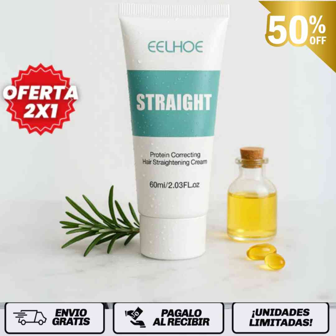 PAGA 1 LLEVA 2 - STRAIGHT – Alisado Nutritivo en Casa