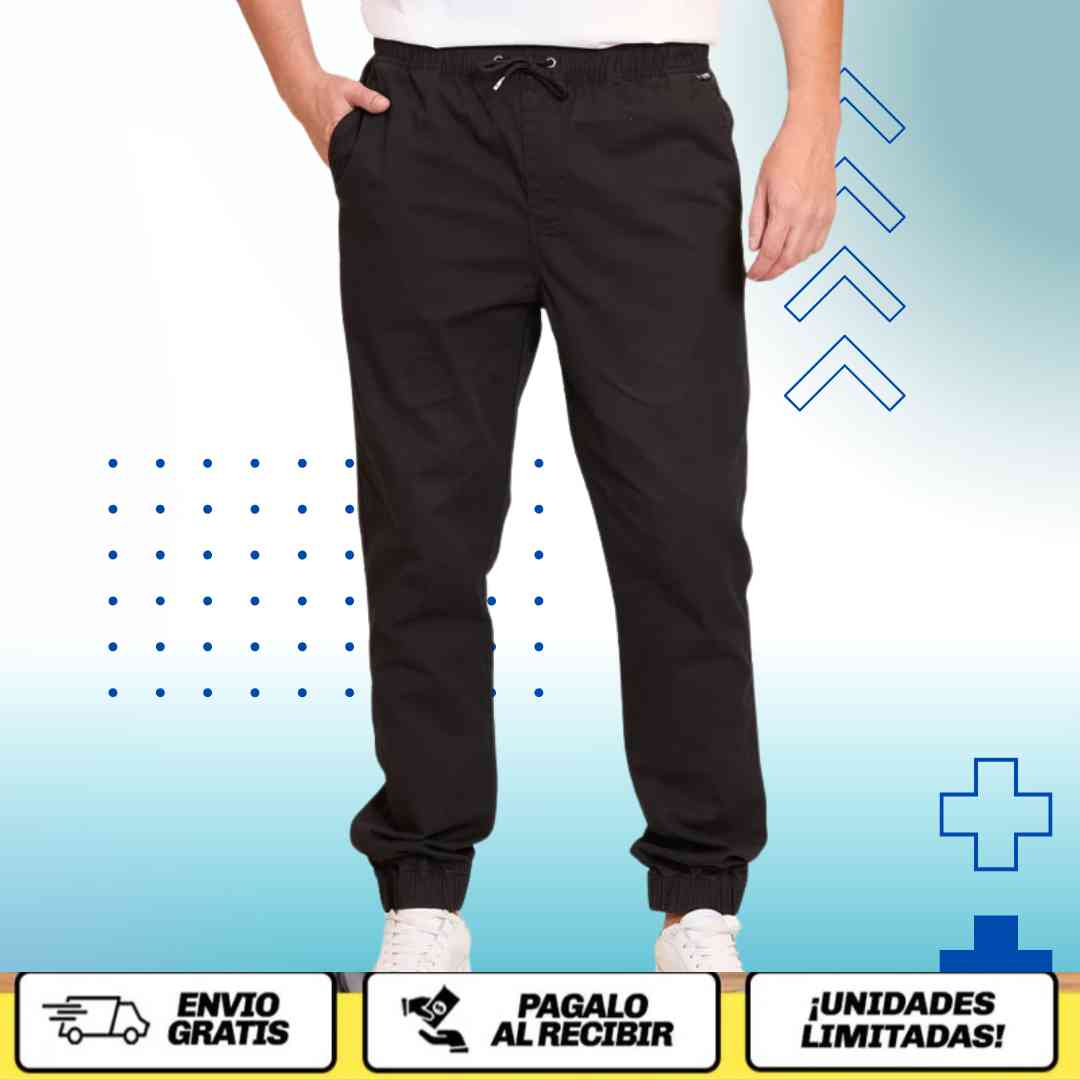 PAGA 1 LLEVA 2 Jogger Caballero con Cierre: Tu comodidad, tu medida