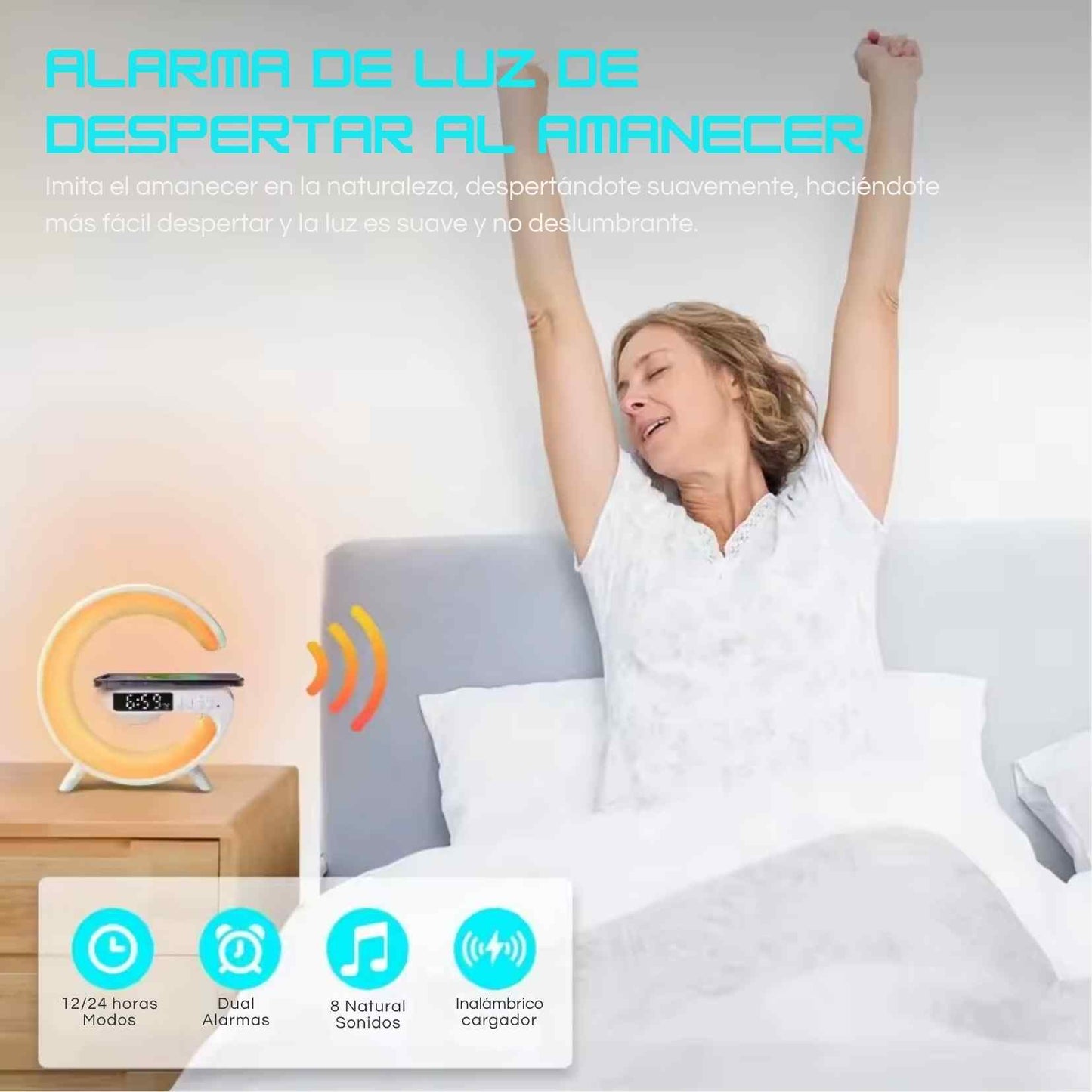 GlowBeat™ Lamp La fusión perfecta entre luz, sonido y estilo.