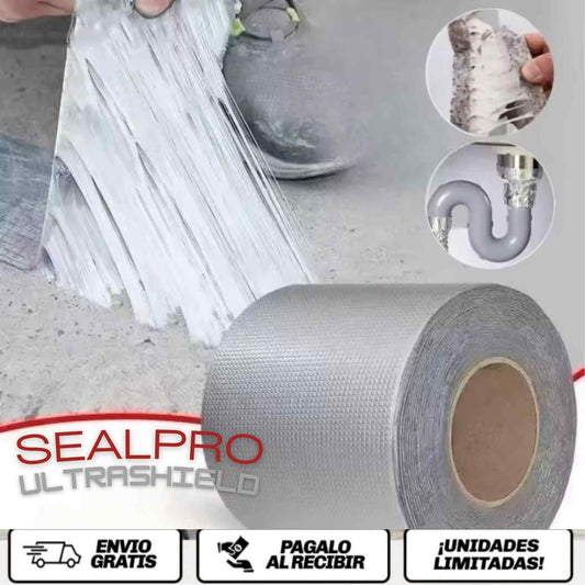 SealPro™ UltraShield Tape La cinta impermeable industrial que detiene filtraciones, grietas y fugas en segundos — incluso bajo lluvia o calor extremo.