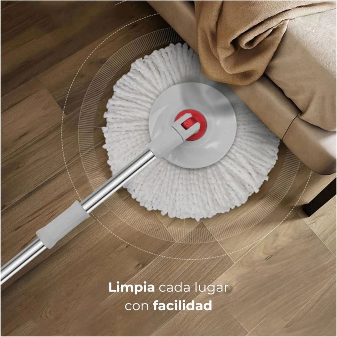 Trapero Inteligente 360 + 2 Repuestos Adicionales GRATIS - Limpieza sin esfuerzo