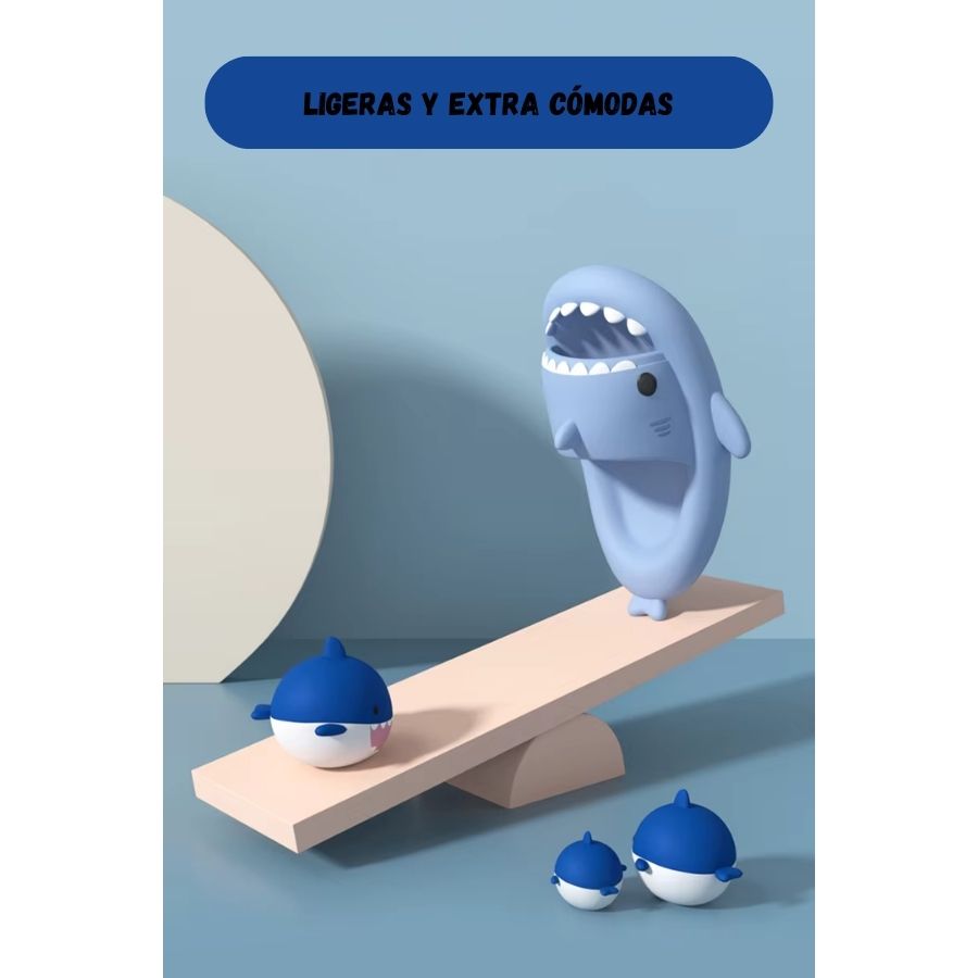 🦈 Sharklas - La única mordida que relaja tus pies.