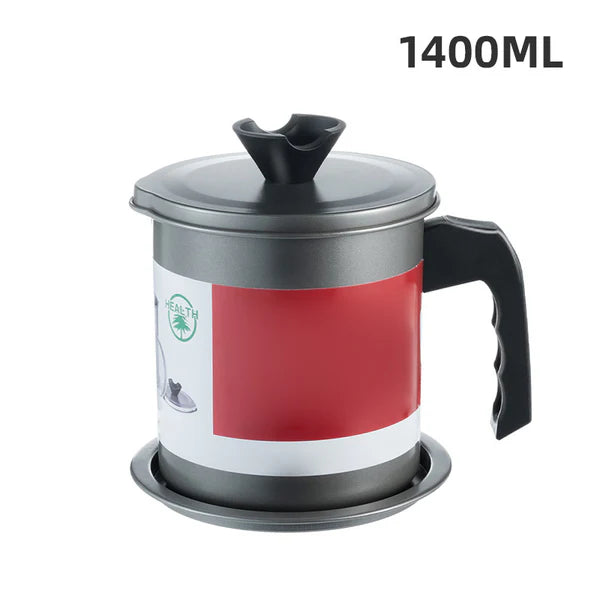 FiltrAceite - Olla de acero inoxidable para filtrar aceite