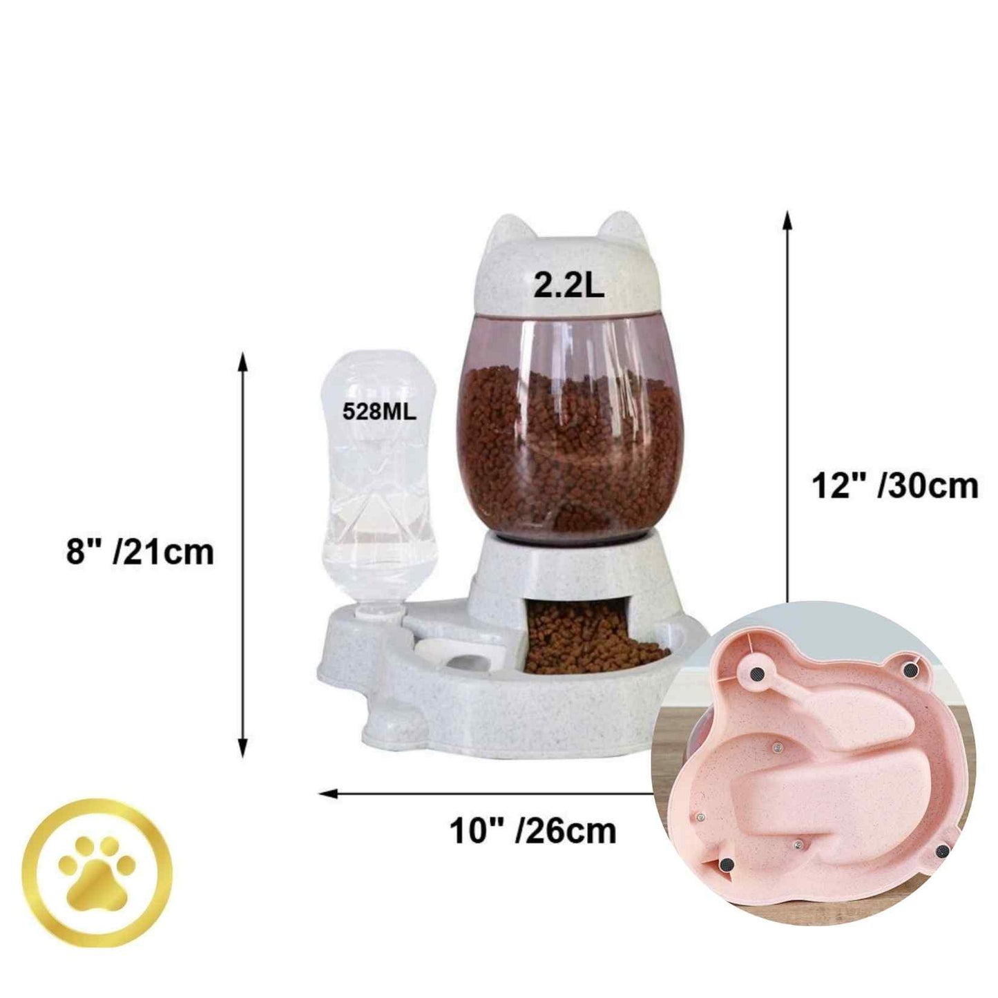 HydroFeast™ | Fuente + Comedero 2 en 1 para Mascotas Exigentes