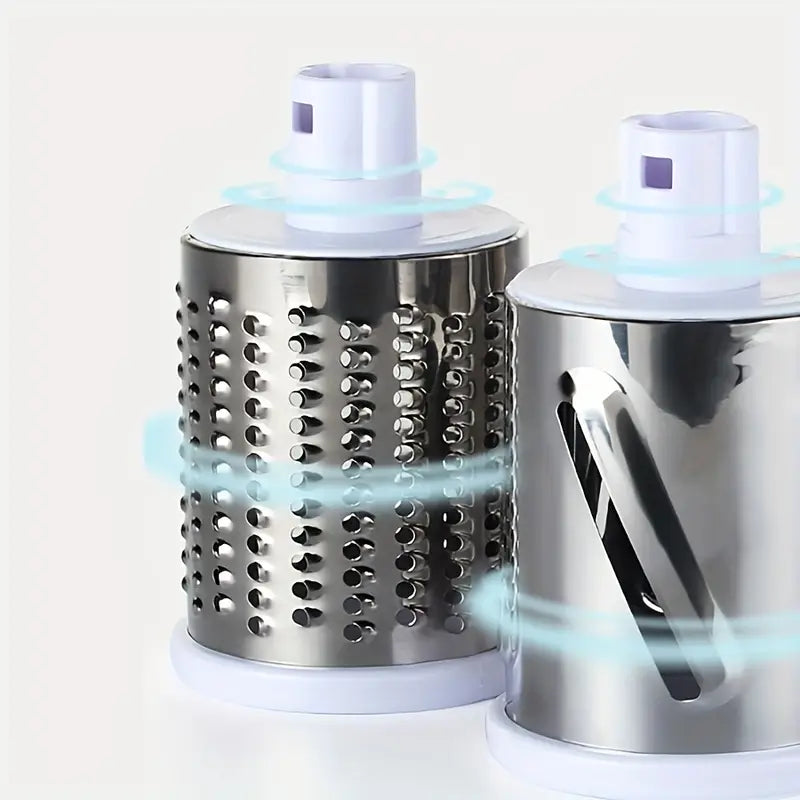 Rallador de Tambor Premium 3 en 1: ¡Magia para tu cocina!