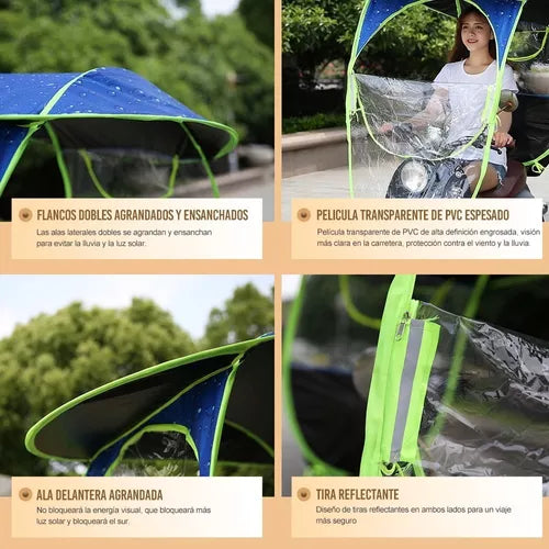 Toldo Impermeable para Moto: Protección Total contra Sol y Lluvia