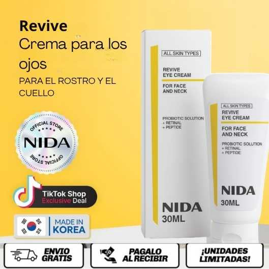 Nida Revive Eye Cream™ La crema que despierta tu mirada… en días, no meses.