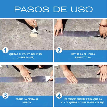 SealPro™ UltraShield Tape La cinta impermeable industrial que detiene filtraciones, grietas y fugas en segundos — incluso bajo lluvia o calor extremo.