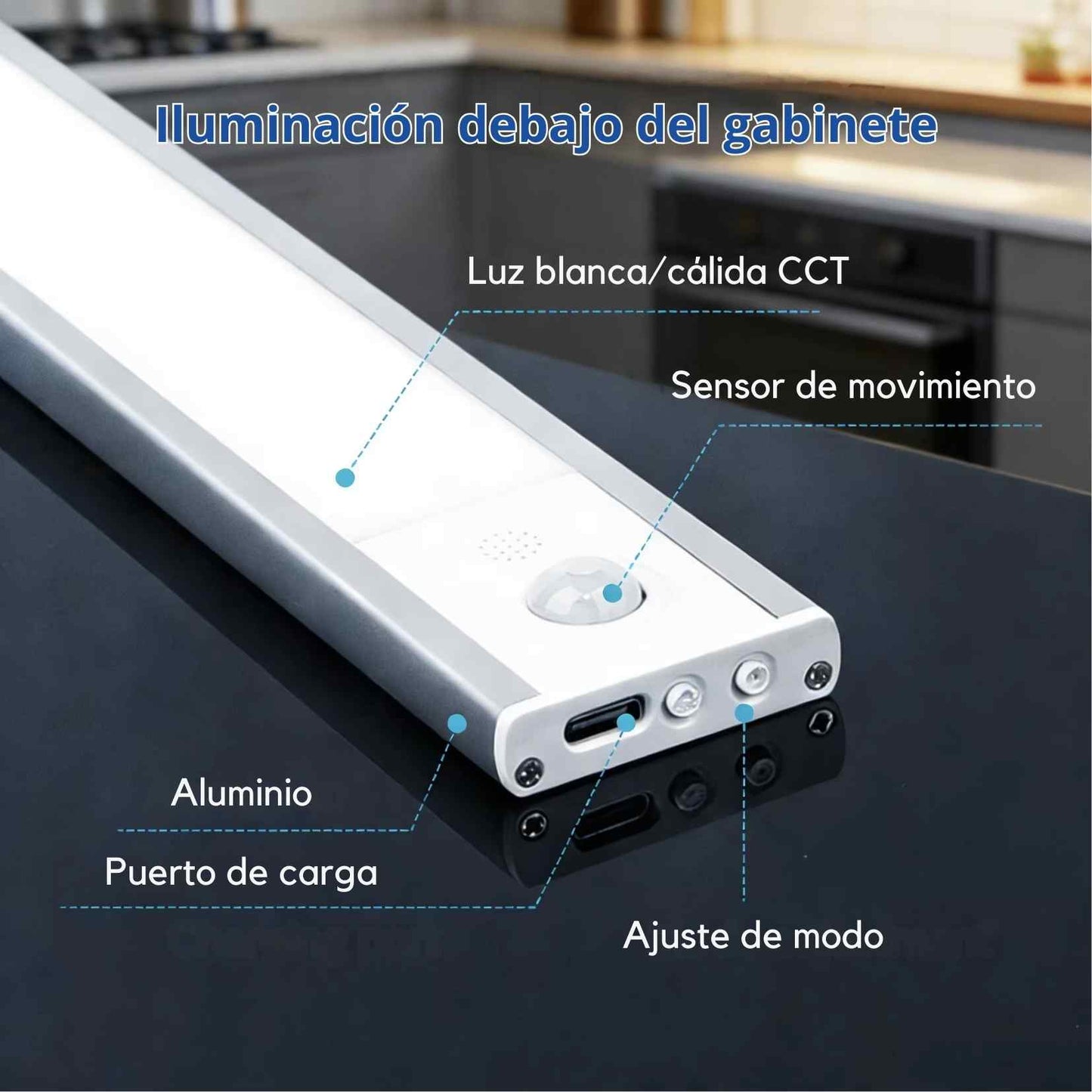 LumiSense™ Bar Pro (Pack x3)  La luz inteligente que se enciende justo cuando la necesitas.