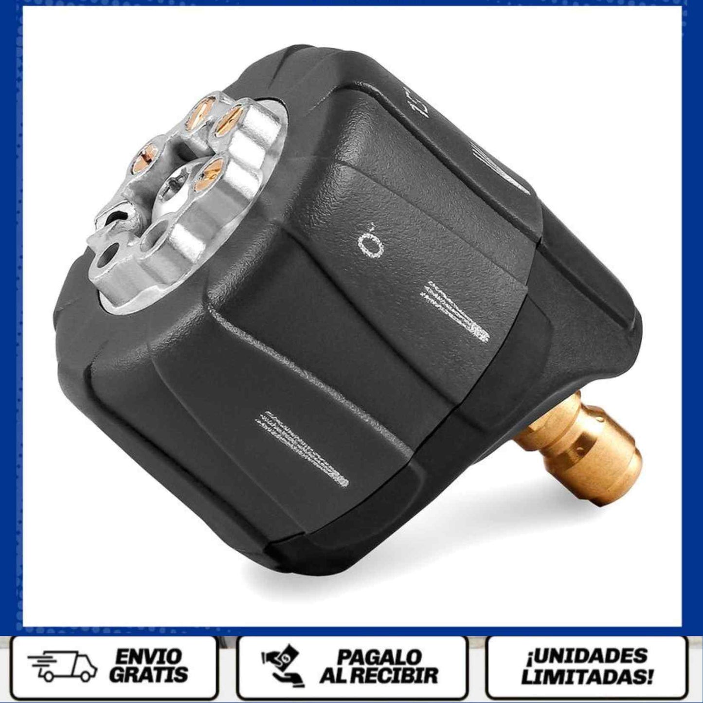 HydroJet Pro™ 7-in-1 Una sola boquilla. Siete potencias de limpieza. El control total del agua en tus manos. 💦🔧