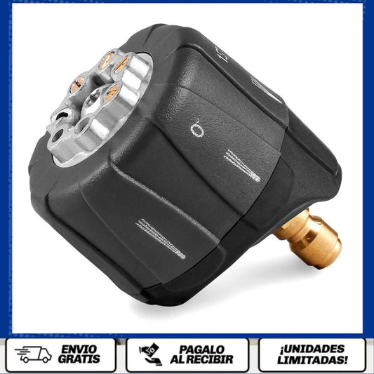 HydroJet Pro™ 7-in-1 Una sola boquilla. Siete potencias de limpieza. El control total del agua en tus manos. 💦🔧