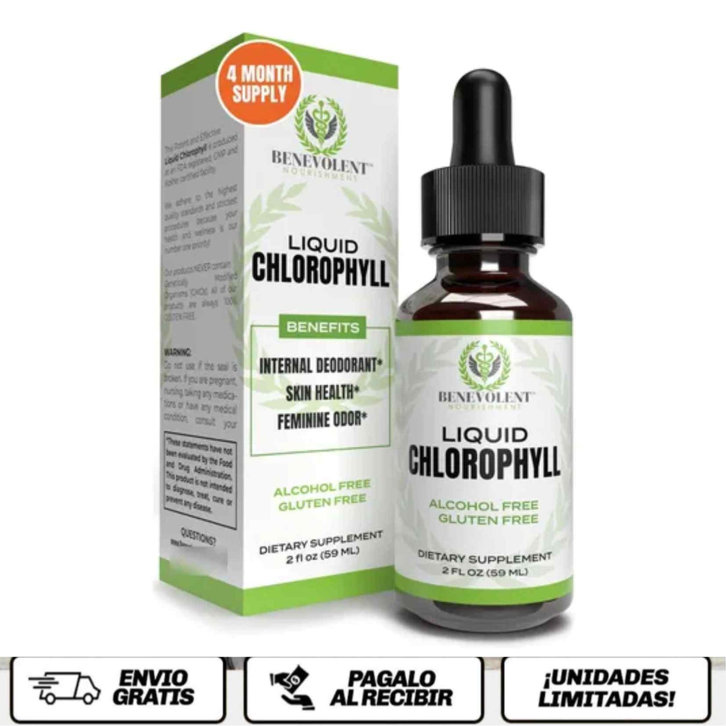 CHLOROPHYLL™ Liquid - Tu ritual para sentirte ligero, fresco y renovado por dentro