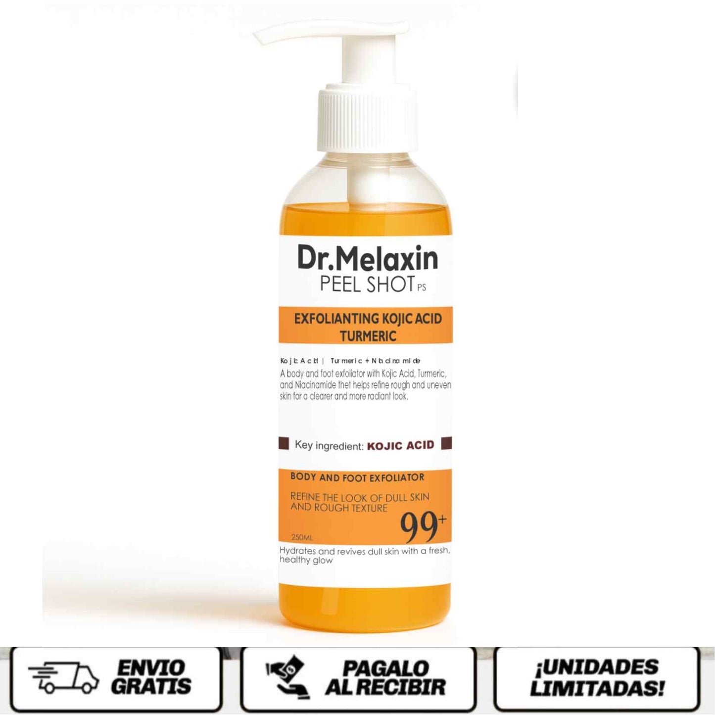 Dr. Melaxin™ El peeling en spray que renueva, suaviza y embellece tu piel en segundos