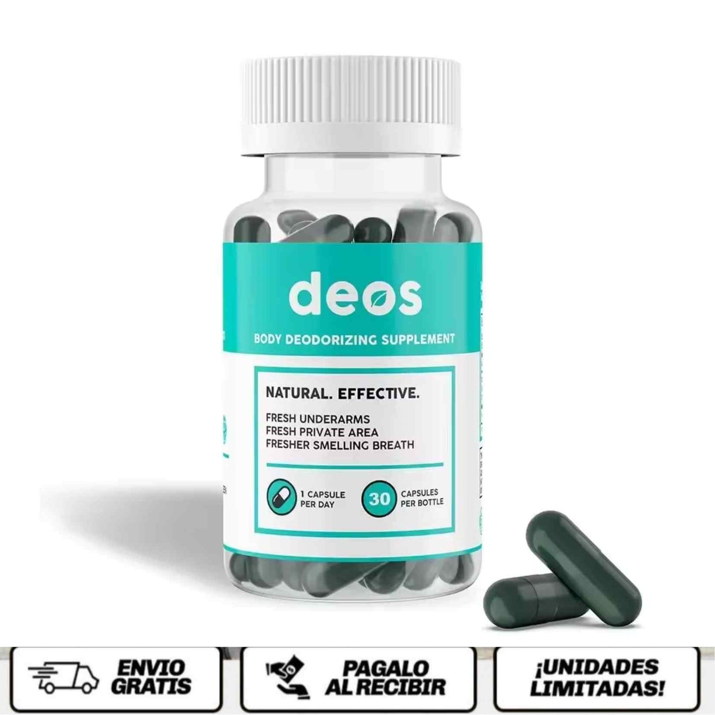 FreshCore™ Detox Tabs El desodorante interno que purifica tu cuerpo desde adentro… y se siente por fuera.
