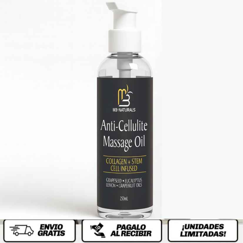 Aceite de Masajes Anticelulitis - Piel más suave, piernas renovadas.