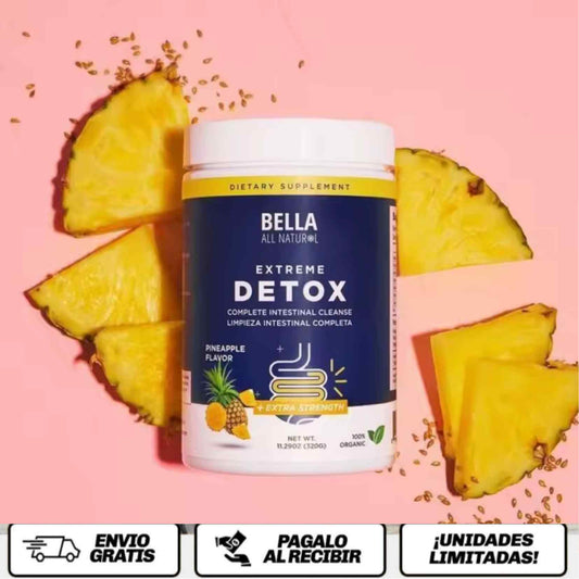 BellaDetox™ Extreme Powder La limpieza más profunda, natural y deliciosa que tu cuerpo ha probado. 🍍