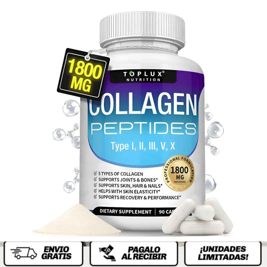 Collagen Peptides™ El colágeno hidrolizado de alto impacto que rejuvenece tu piel, fortalece tus articulaciones y redefine tu vitalidad desde adentro.