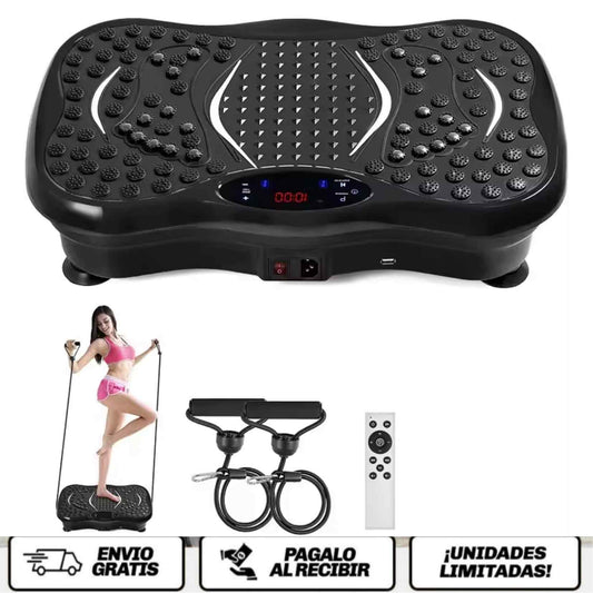 VibroCore™ Fitness Plate La forma más inteligente, moderna y efectiva de entrenar todo tu cuerpo… sin salir de casa.