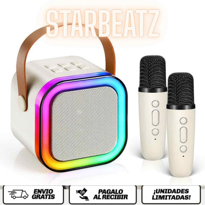 StarBeatz™ El mini karaoke que despierta la voz, la creatividad y la confianza de tus hijos. 🌈🎶