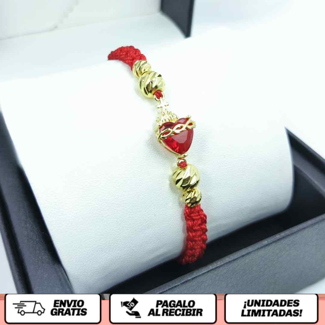 DivinaLuz™ – Pulsera Espiritual del Corazón de Jesús