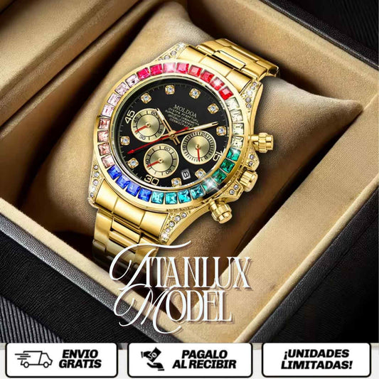 TitanLux™ ChronoSteel El reloj que impone presencia, poder y elegancia desde el primer vistazo.