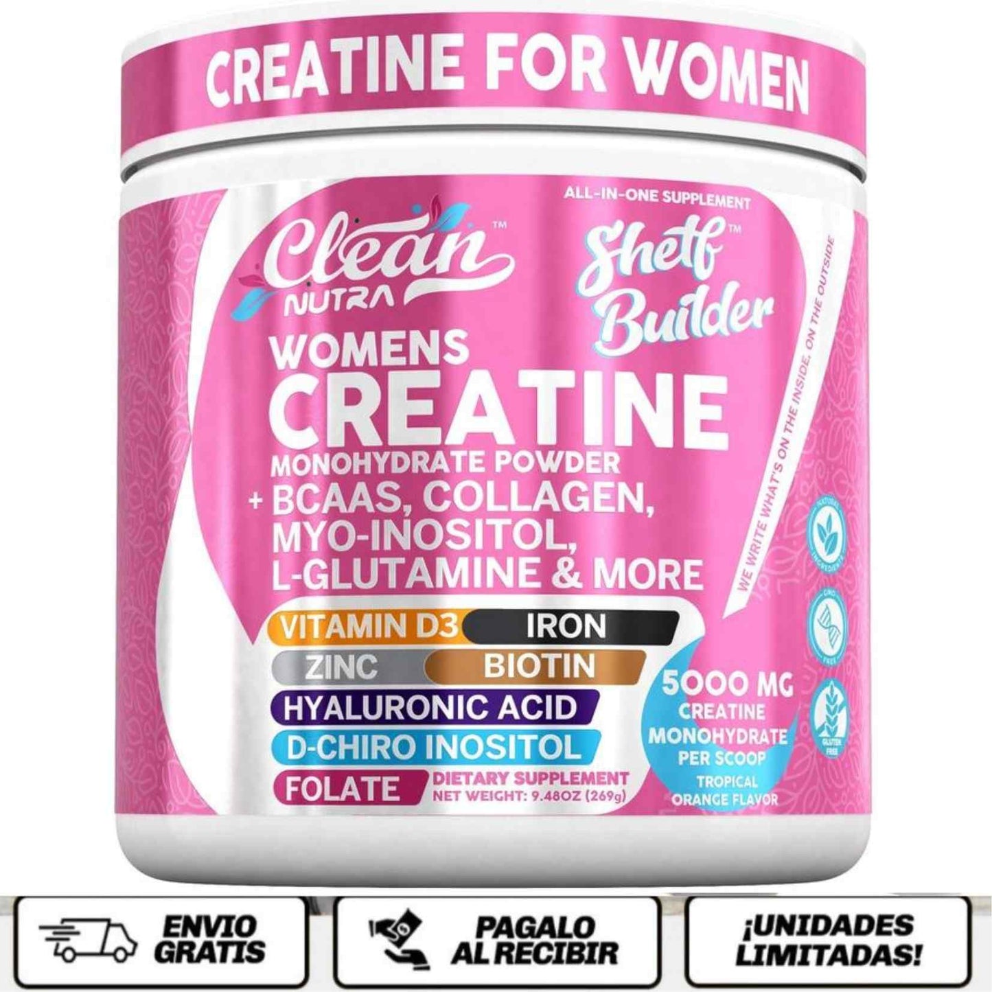 Women´s Creatine™ Todo lo que necesitas en un solo producto