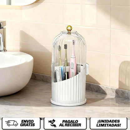 GlamSpin™ 360 Organizer - PACK DE 3 - El organizador que gira, protege y eleva tu rutina de belleza.