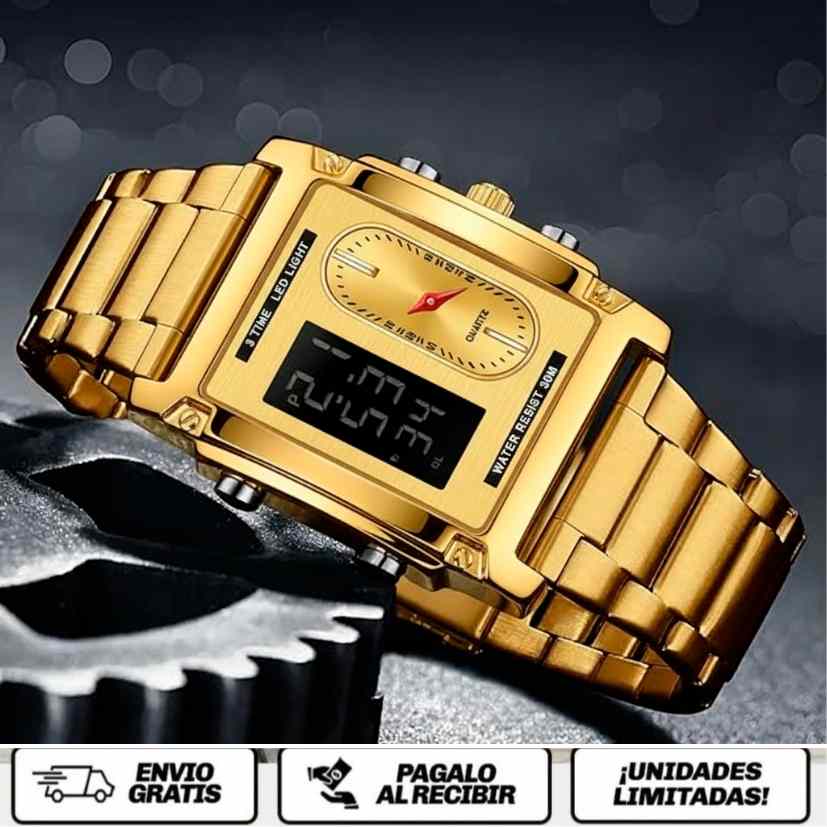 Dual Pulse™ Oro en tu muñeca, éxito en tu imagen