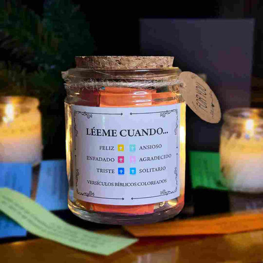 Frasco Bíblico – Conecta con Dios cada día con un versículo diseñado para tu alma