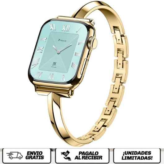 SilverAura™ La pulsera que convierte tu Apple Watch en una joya de lujo.