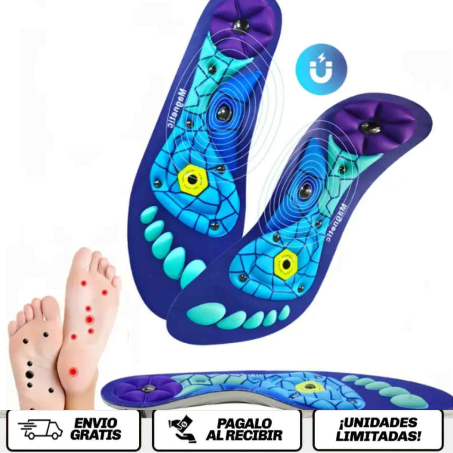 NeuroStep™ Relief Insoles Camina sin dolor. Recupera la energía en cada paso.