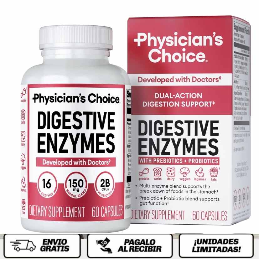 Enzimas Digestivas Pro™ Come tranquilo. Siéntete ligero.
