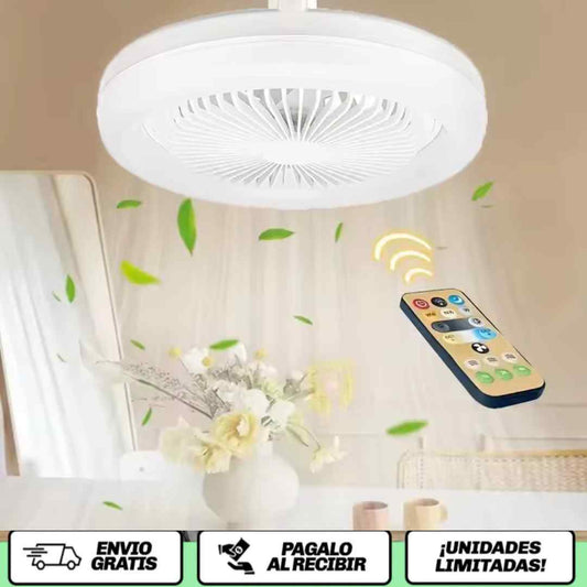 AirLux™ 2en1 | Luz y Brisa en un Solo Toque