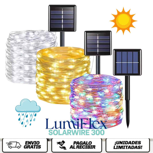 LumiFlex™ SolarWire 300 La magia de la luz solar… al alcance de tus manos.