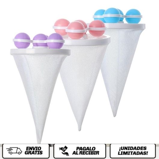 LintAway™ x 3 UNDS La forma más fácil de sacar pelos, pelusa y suciedad de tu ropa… mientras la lavas. 🧺✨