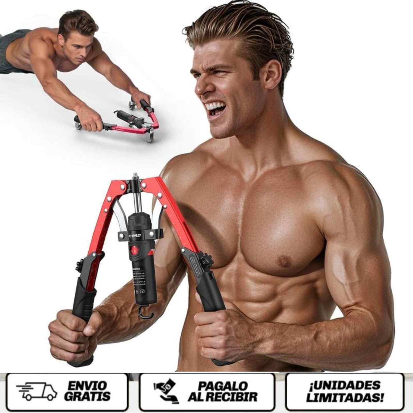 PowerForge Arms™ La máquina que convierte tu fuerza en resultados reales… desde casa.