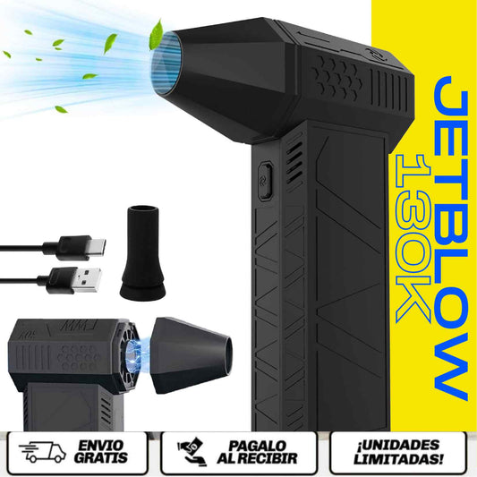 JetBlow™ 130K La mini turbina que limpia, seca y sopla con la fuerza de un huracán en tu mano