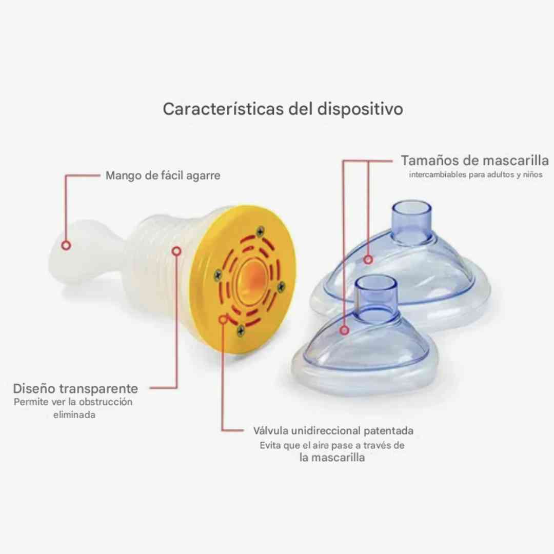 Dispositivo Antiasfixia De Emergencia - Rescate Adultos y Niños