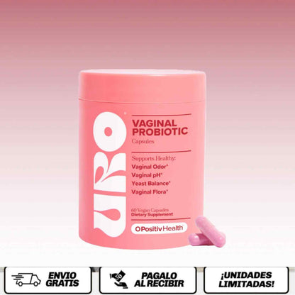 URO™ VAGINAL PROBIOTIC - El probiótico que transforma cómo te sientes por dentro… y cómo vives tu día a día.