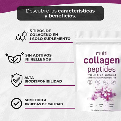 CollagenXtreme™ - El secreto 5 en 1 para rejuvenecer tu piel, fortalecer tu cabello y cuidar tus articulaciones desde adentro
