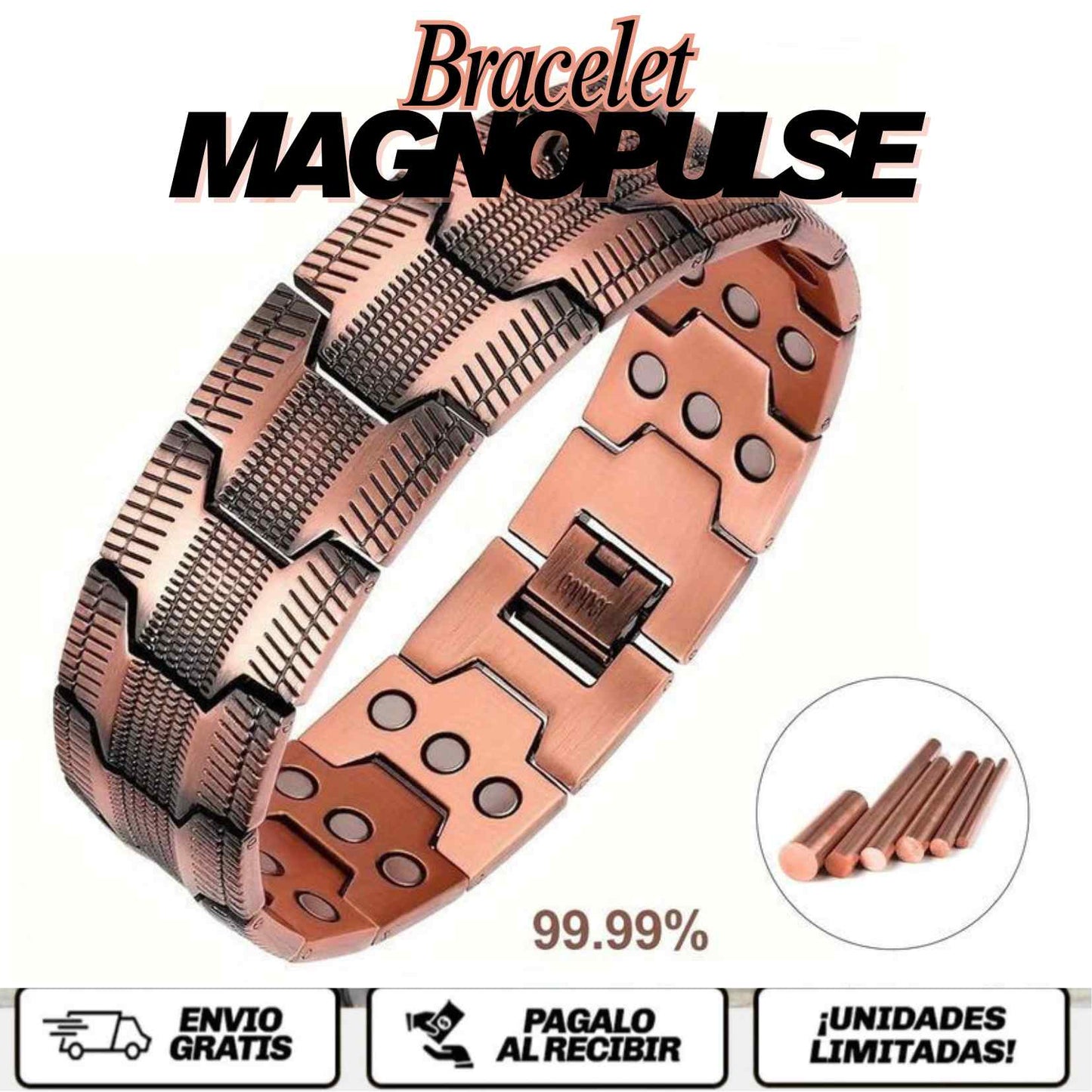 MagnoPulse™ Bracelet La pulsera que equilibra tu energía, mejora tu bienestar y transforma cómo te sientes cada día.