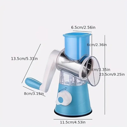 Rallador de Tambor Premium 3 en 1: ¡Magia para tu cocina!
