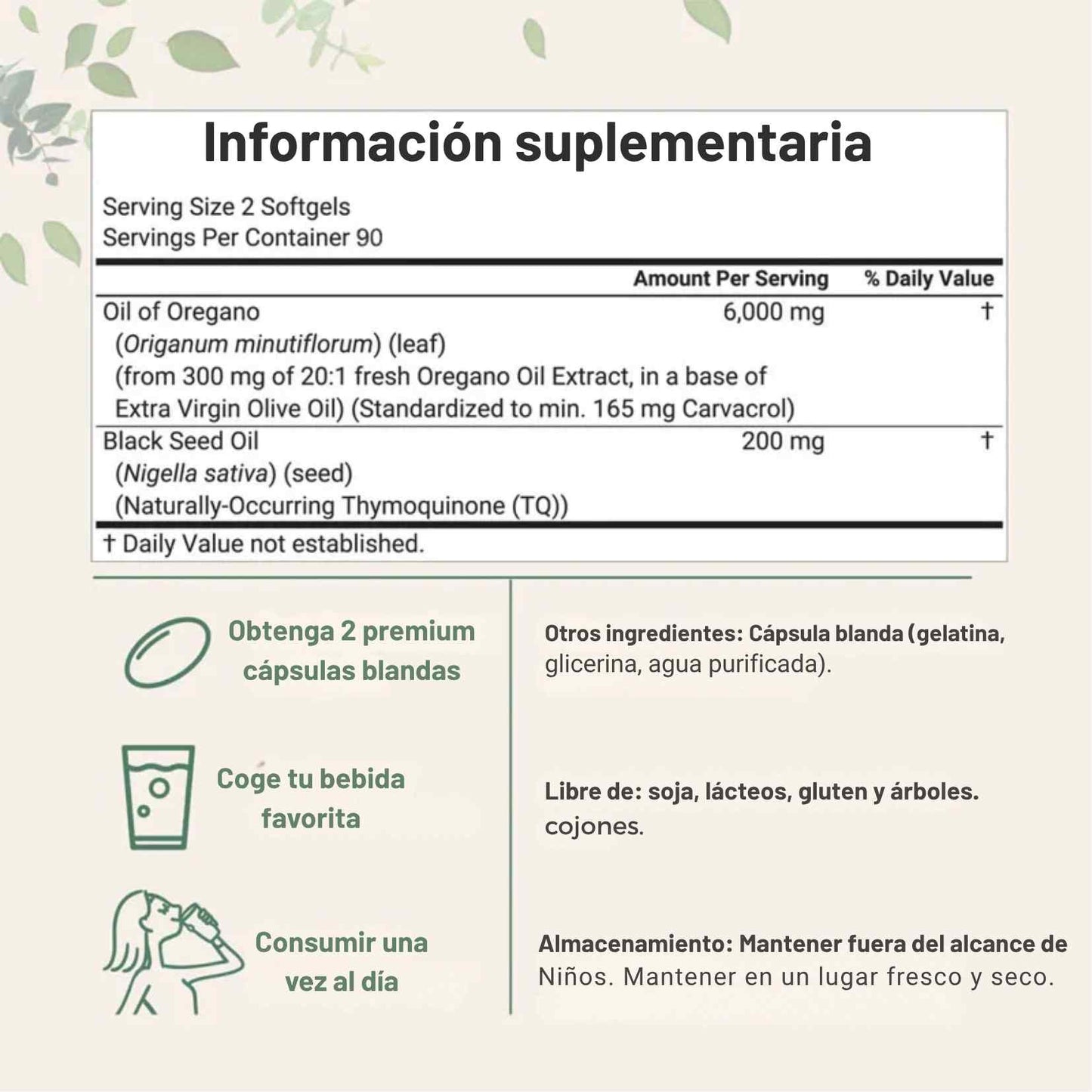 OrégaPlus™ - El poder natural del orégano y la semilla negra para fortalecer tus defensas, tu digestión y tu bienestar diario.