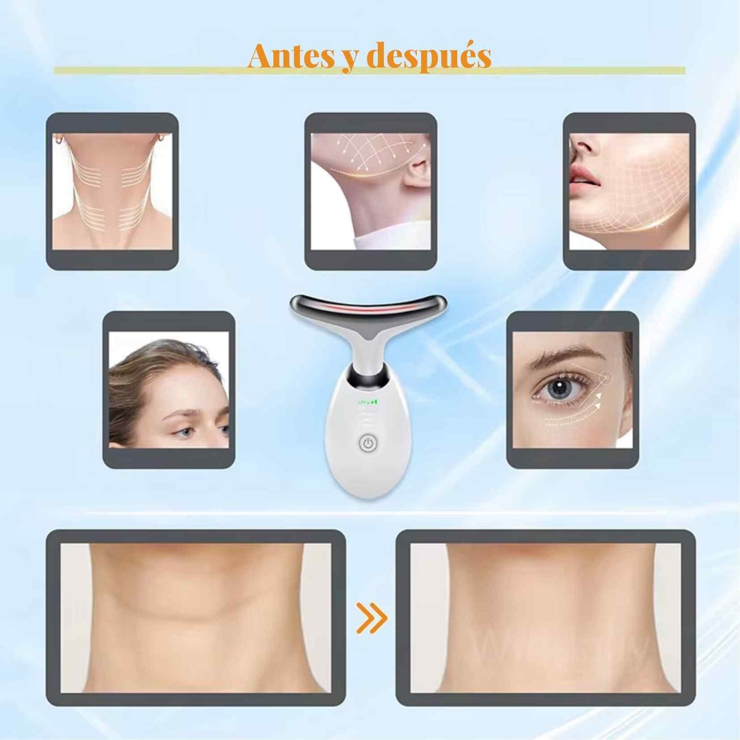LumiSculpt™ La herramienta facial inteligente que rejuvenece tu piel desde adentro, combina tecnología LED, EMS para un lifting visible sin agujas, sin dolor y sin filtros.