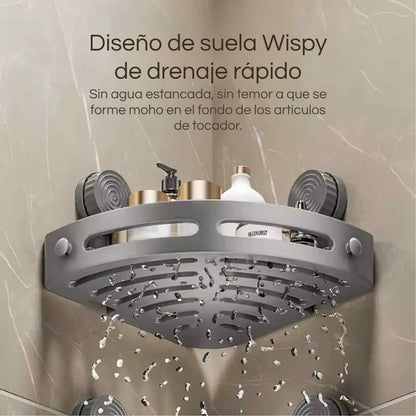 AquaTier™ Shelf - La estantería de ducha doble que convierte tu baño en un santuario organizado y elegante.