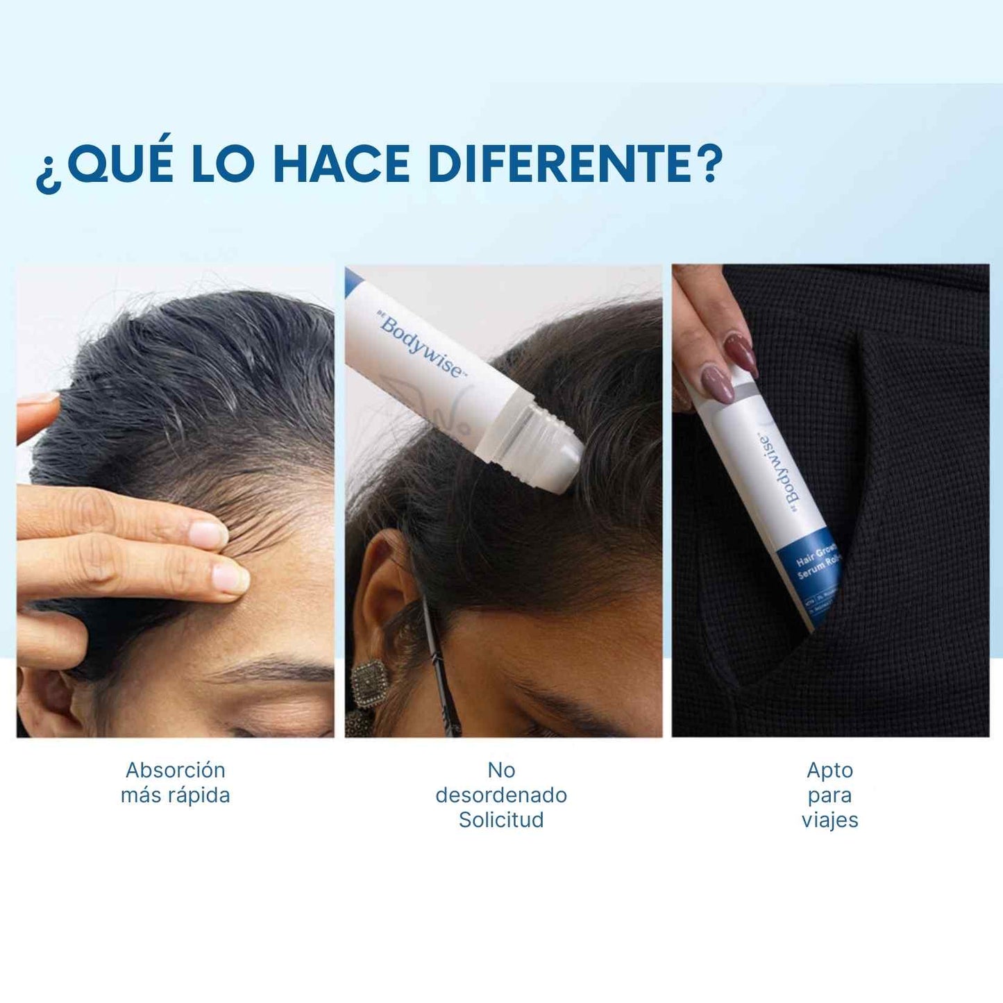 Bodywise 23X™  El sérum intensivo que despierta el crecimiento, fortalece la raíz y devuelve densidad al cabello desde el cuero cabelludo.