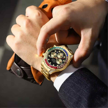 TitanLux™ ChronoSteel El reloj que impone presencia, poder y elegancia desde el primer vistazo.